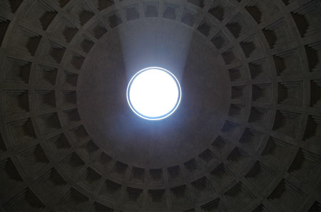 Pantheon_plafondgat